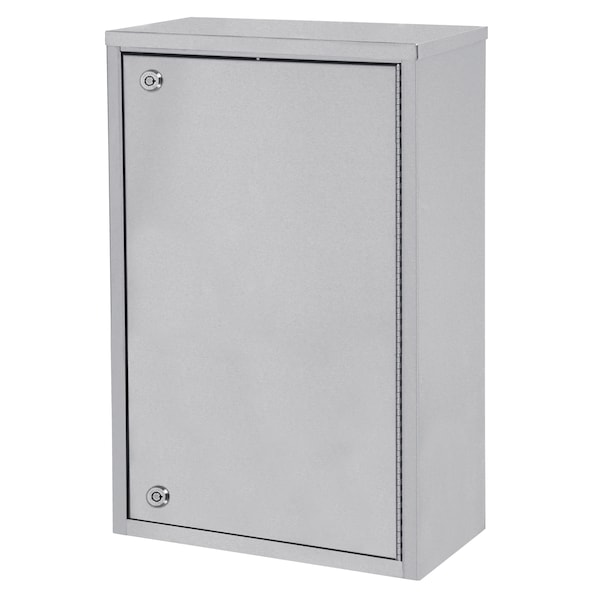 Large Sgl Door Narcotic Cabinet with 4 Adjustable Shelves (24"HX16"WX8